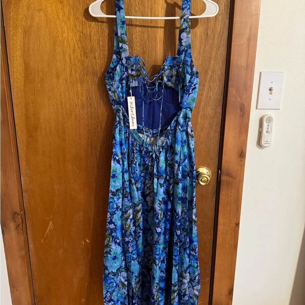 For Love & Lemons Astor Midi Dress - Picture 5 of 6